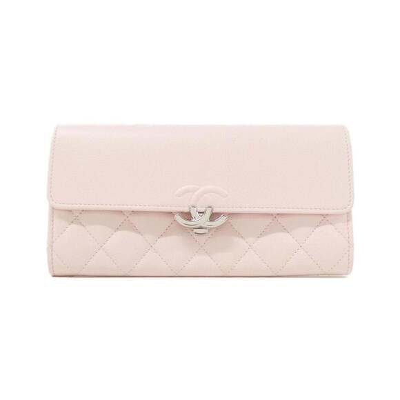 CHANEL Handbags - CHANEL Pink Wallet